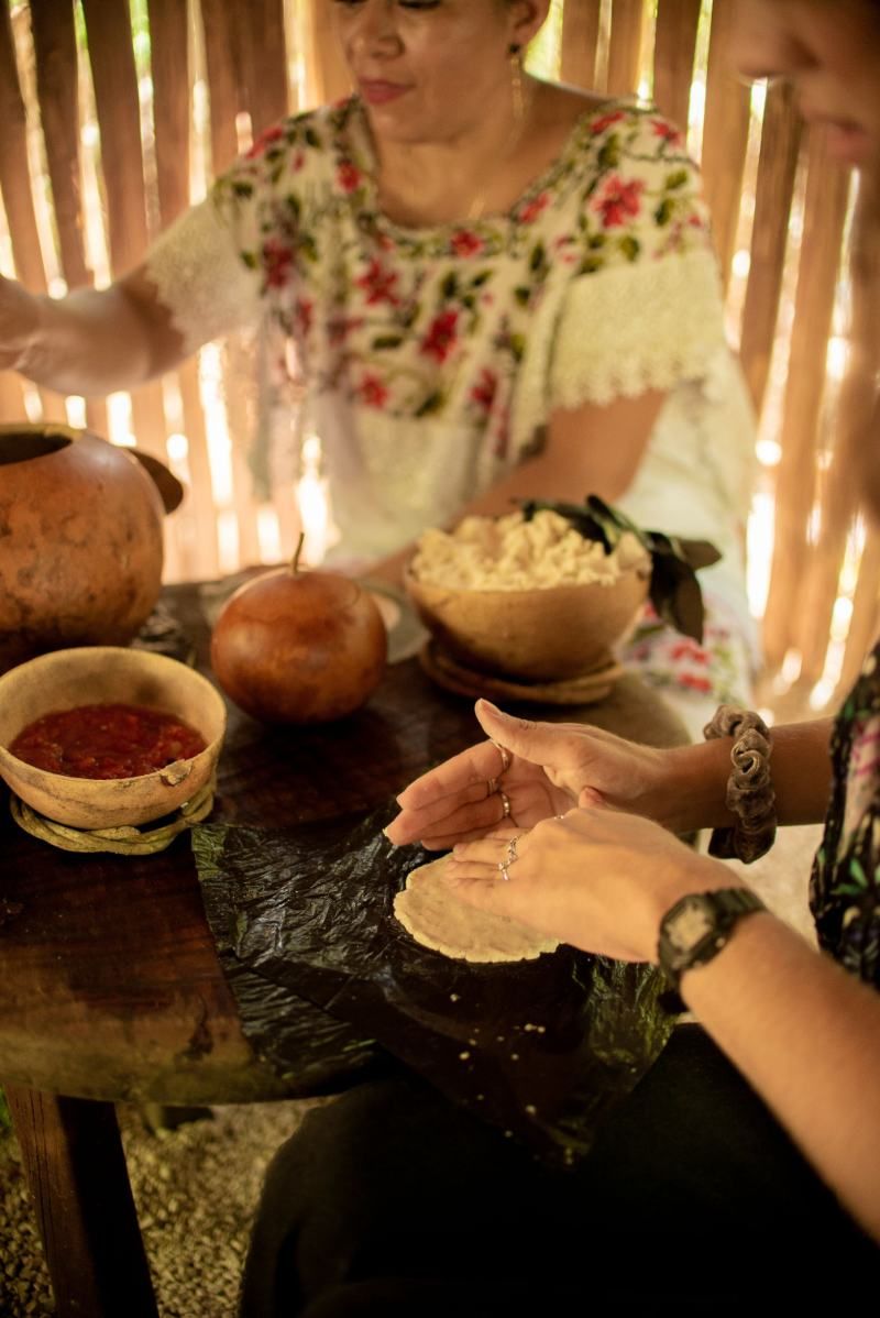 gastronomia maya tortillas a mano